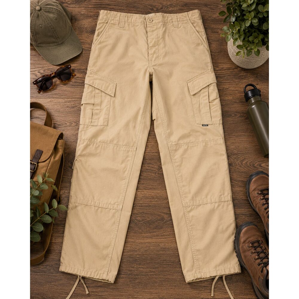 Tru-Spec Cargo Pant Ripstop Size Large 39/34 Khaki Military Police Tactical (523